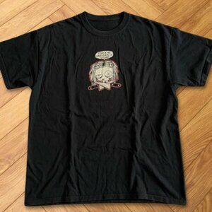 Black Roman Dirge Lenore Touch Me Comic Graphic T-Shirt Gothic Cartoon Tee